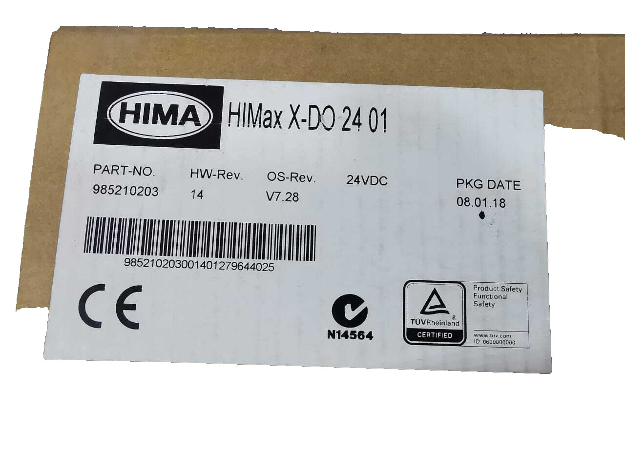 Hima HiMax X-DO 24 01 985210203 HW-Rev. 14 OS-Rev. V7.28