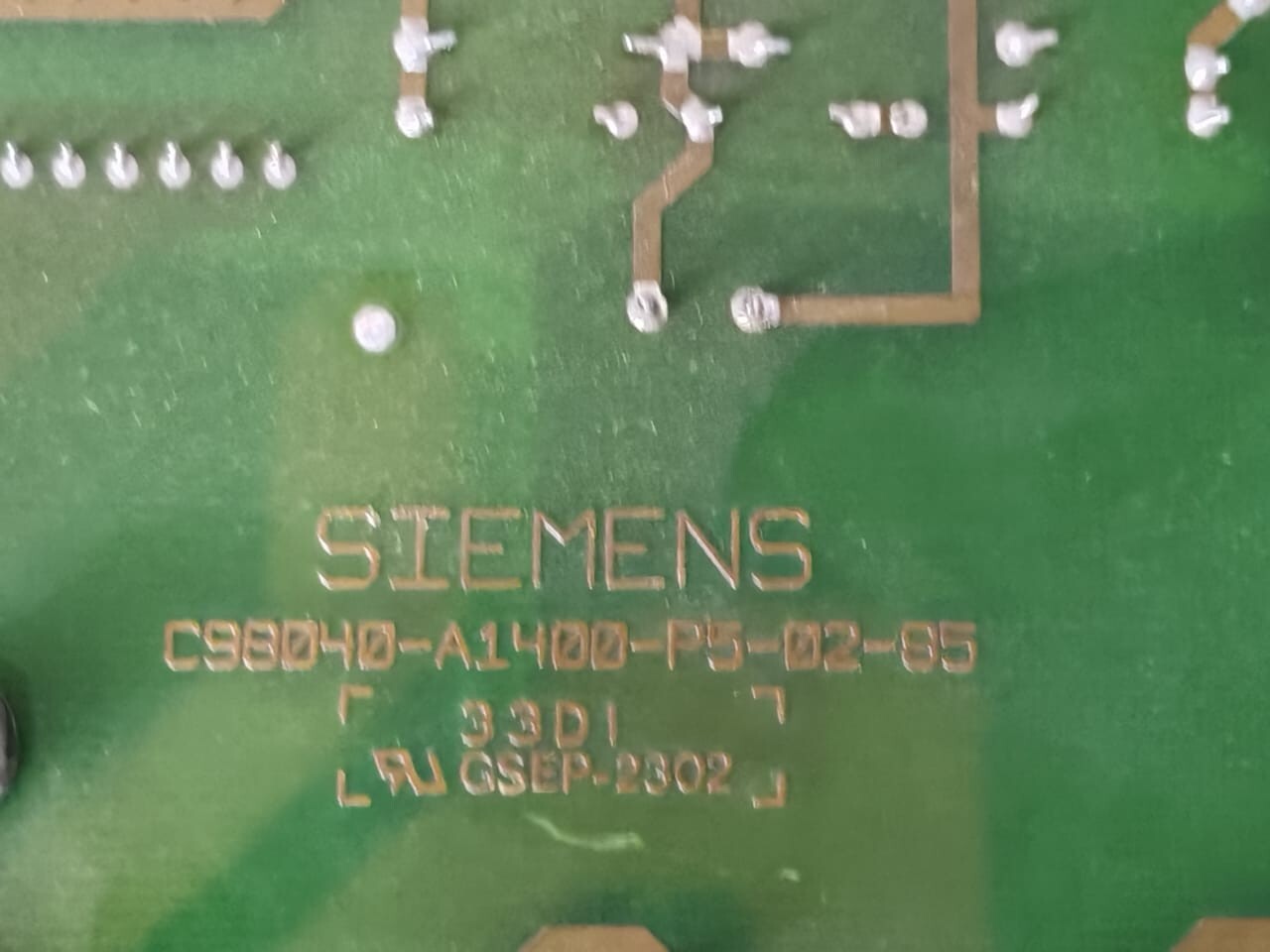 Siemens C98043-A1400-L5 SIEMENS C98043-A1400-L5 EXPANSION MODULE-WITH BROKEN TERMINAL CONNECTOR 9