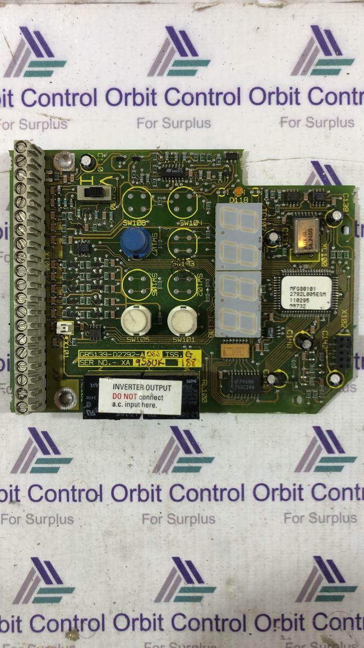 Siemens G85139 - D2792 - C005 - F SIEMENS G85139 - D2792-A055 ISS.G /G85139-D2792-C005-F 2