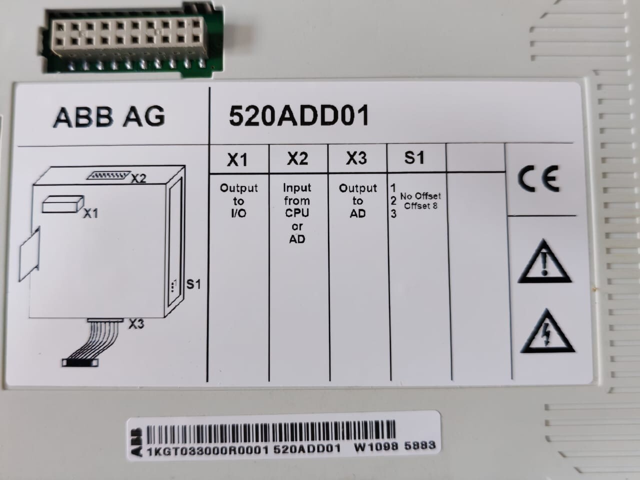 ABB 1KGT033000R0001 520ADD01 ABB 1KGT033000R0001 4