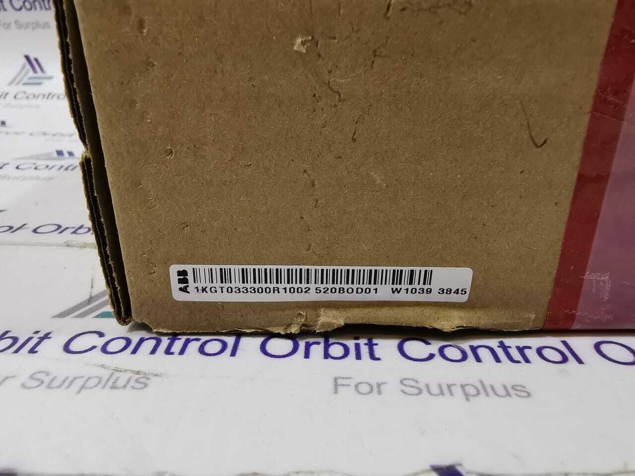 ABB 1KGT033200R0001 520BOD01 ABB 1KGT033300R1002 4