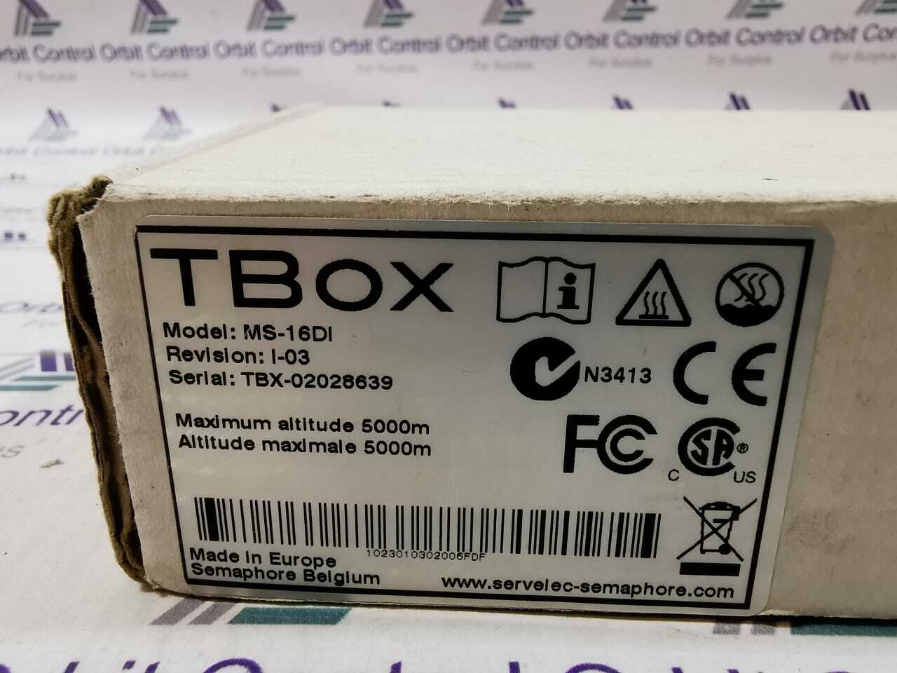 TBOX MS-16DI TBOX MS-16DI DIGITAL INPUT MODULE 2