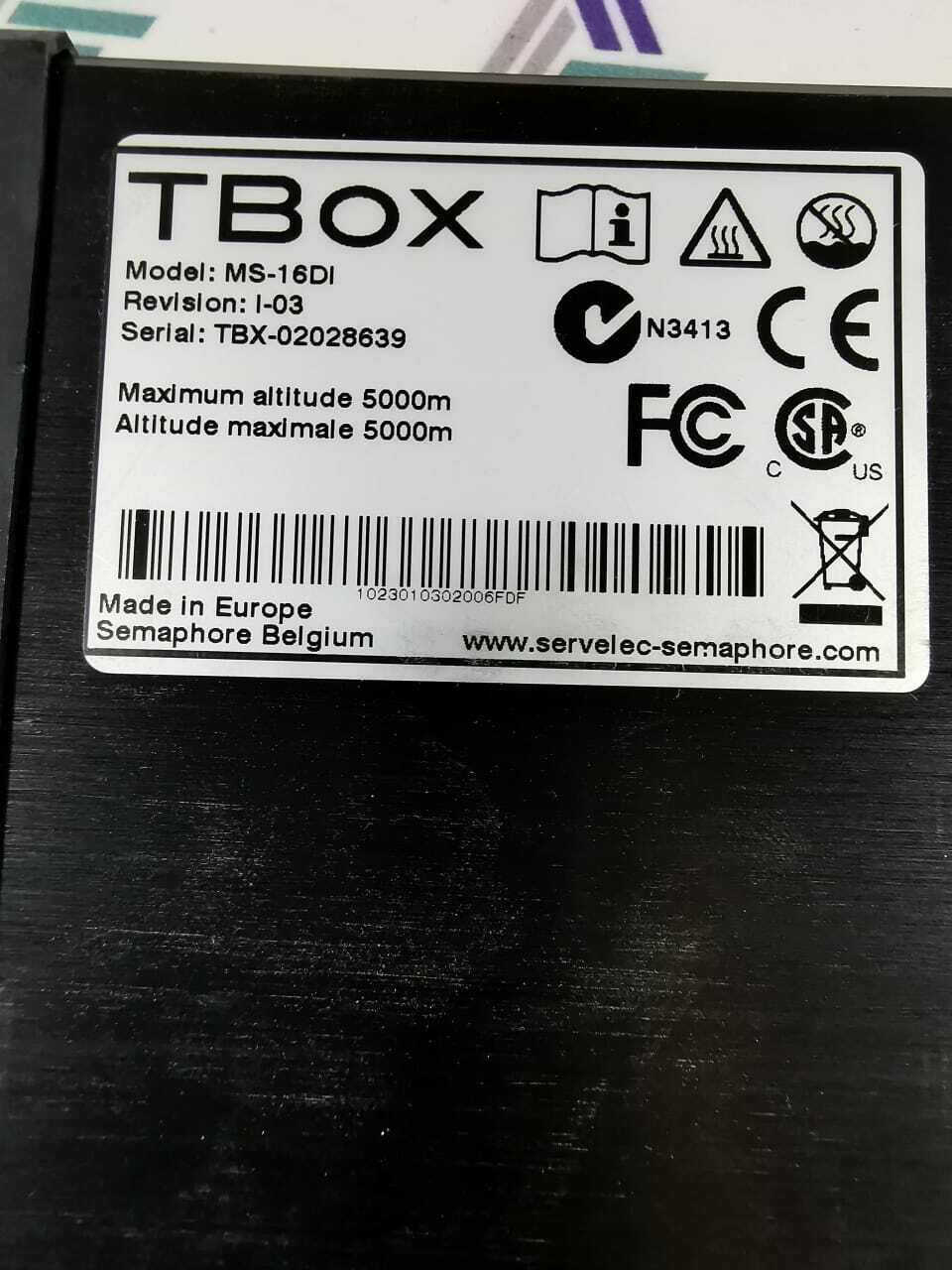 TBOX MS-16DI TBOX MS-16DI DIGITAL INPUT MODULE 3
