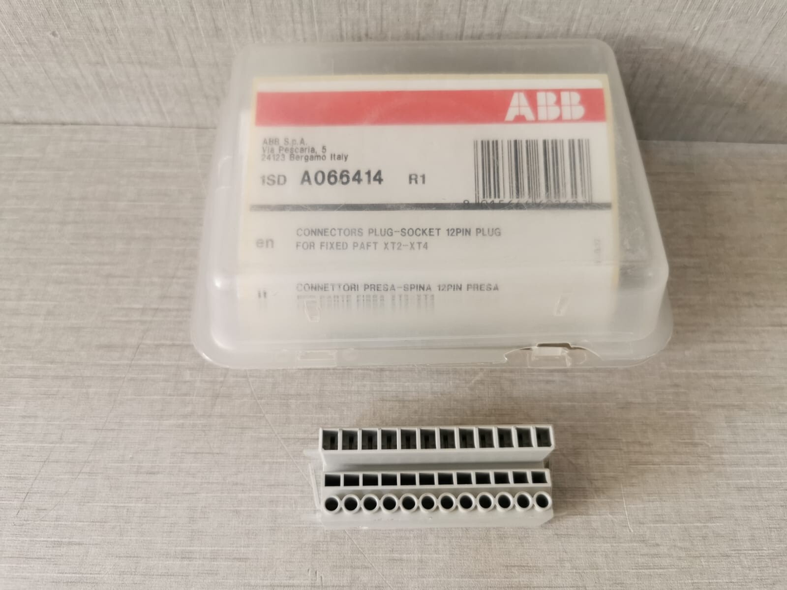 ABB 1SD A066414 CONNECTOR PLUG SOCKET 12PIN PLUG