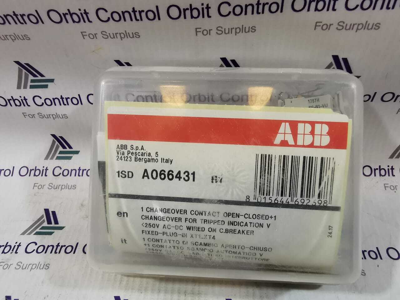 ABB 1SD A066431 CHANGE OVER CONTACT