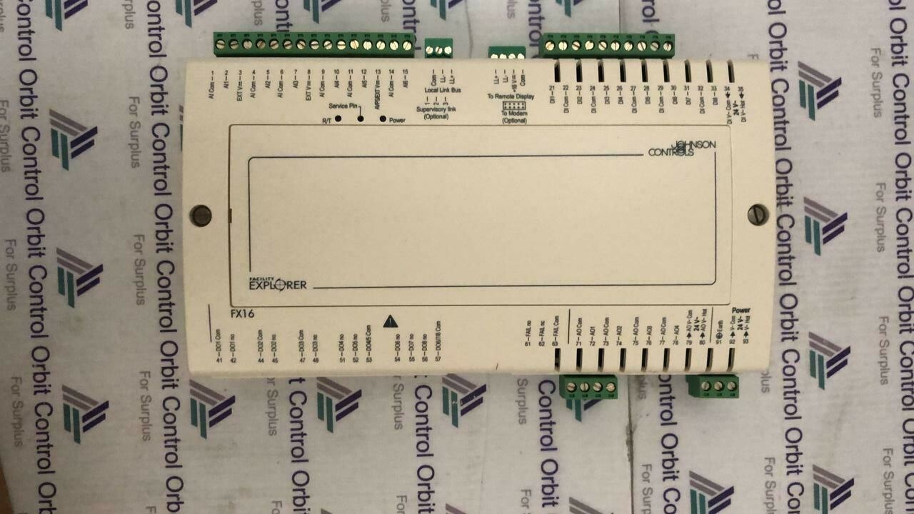 Johnson Controls LP-FX16X11-000C JOHNSON CONTROLS LP-FX16X11-000C FACILITY EXPLORER FX16 2