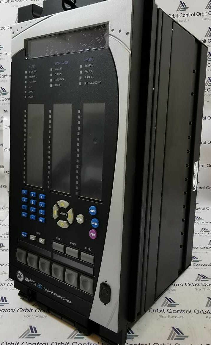 GE F60N03VLLF8MH6BMXXR7J GENERAL ELECTRIC F60 FEEDER MANAGEMENT RELAY F60N03VLLF8MH6BMXXR7J 2