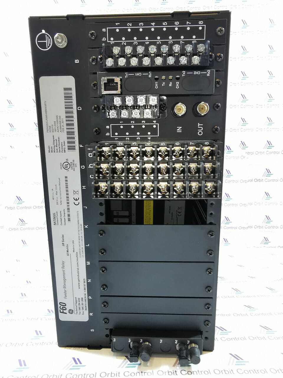 GE F60N03VLLF8MH6BMXXR7J GENERAL ELECTRIC F60 FEEDER MANAGEMENT RELAY F60N03VLLF8MH6BMXXR7J 3