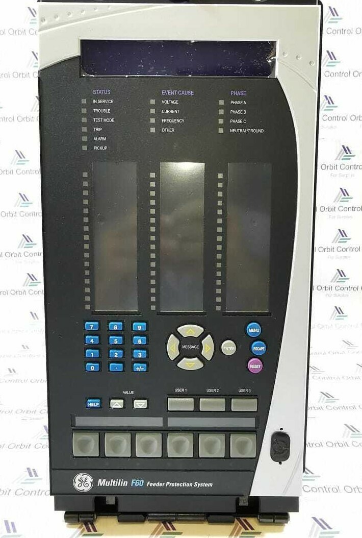 GENERAL ELECTRIC F60 FEEDER MANAGEMENT RELAY F60N03VLLF8MH6BMXXR7J