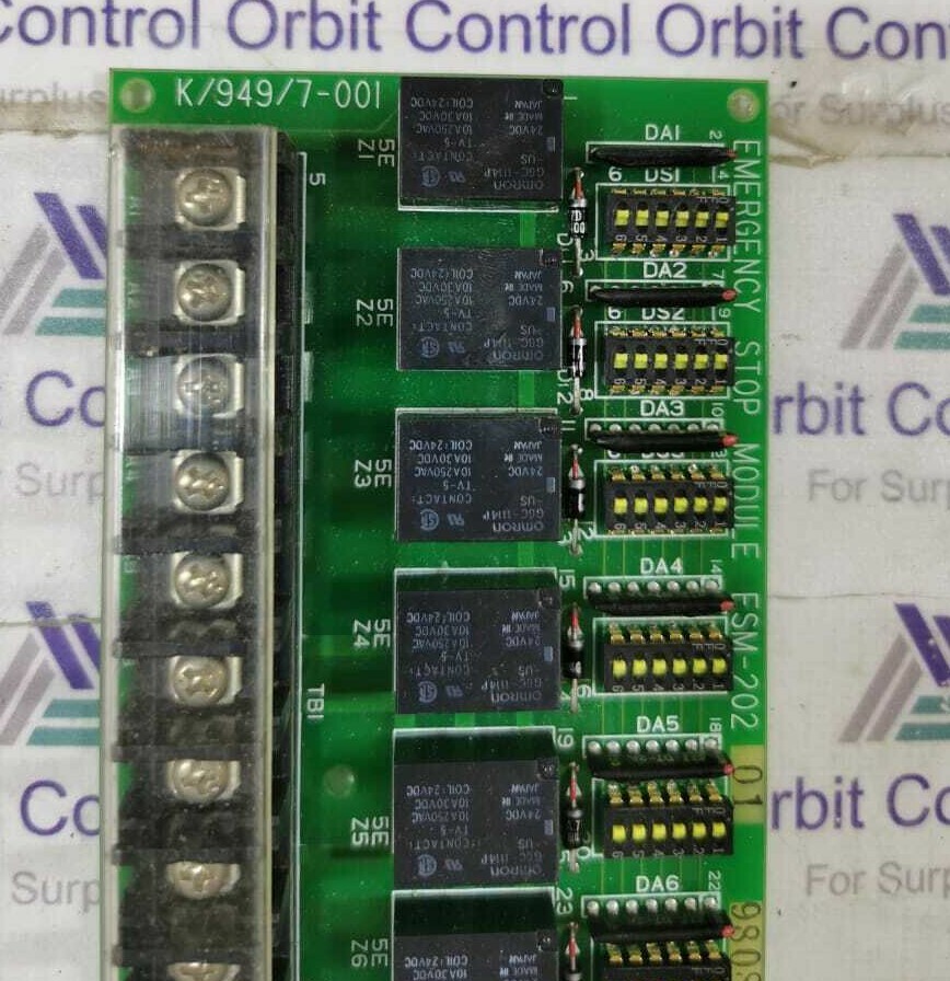 TERASAKI ESM-202 TERASAKI ESM-202 Emergency Stop Module K/949/7-00I 4