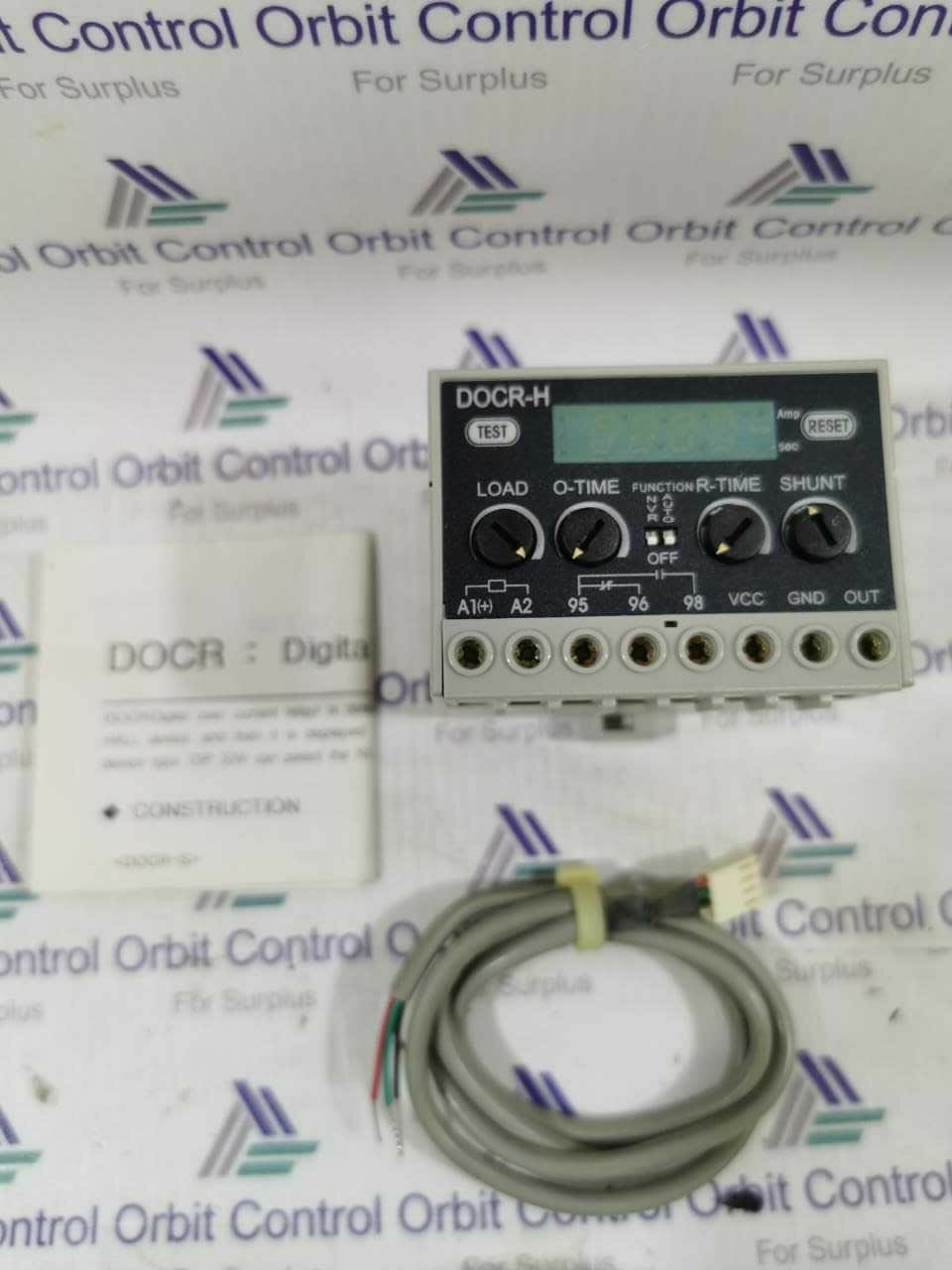 EOCR D0CR D0CR ELECTRONIC DC OVERLOAD RELAY TYPE: H 220 EOCR 3