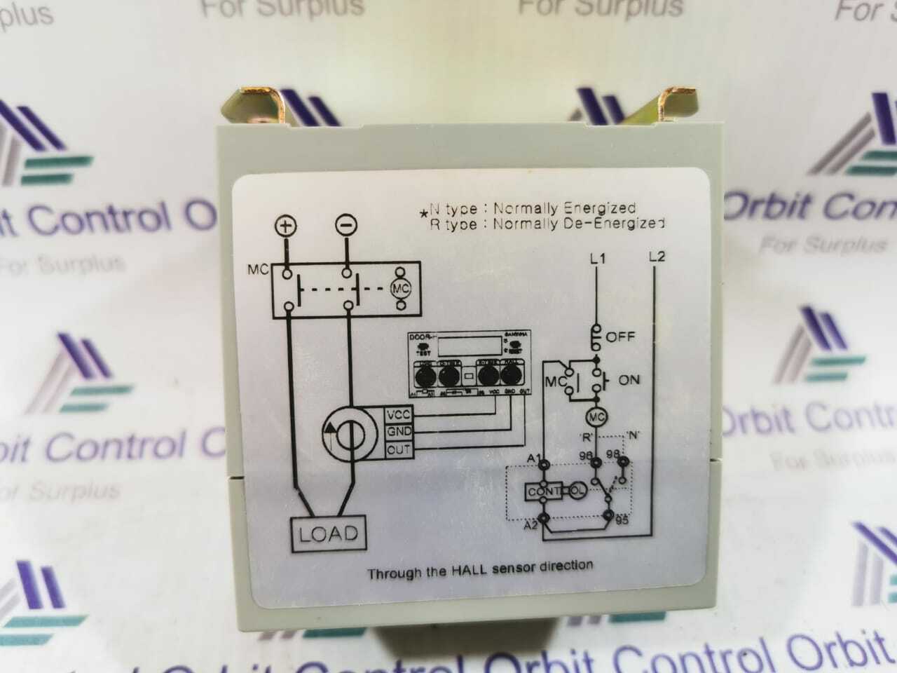 EOCR D0CR D0CR ELECTRONIC DC OVERLOAD RELAY TYPE: H 220 EOCR 6