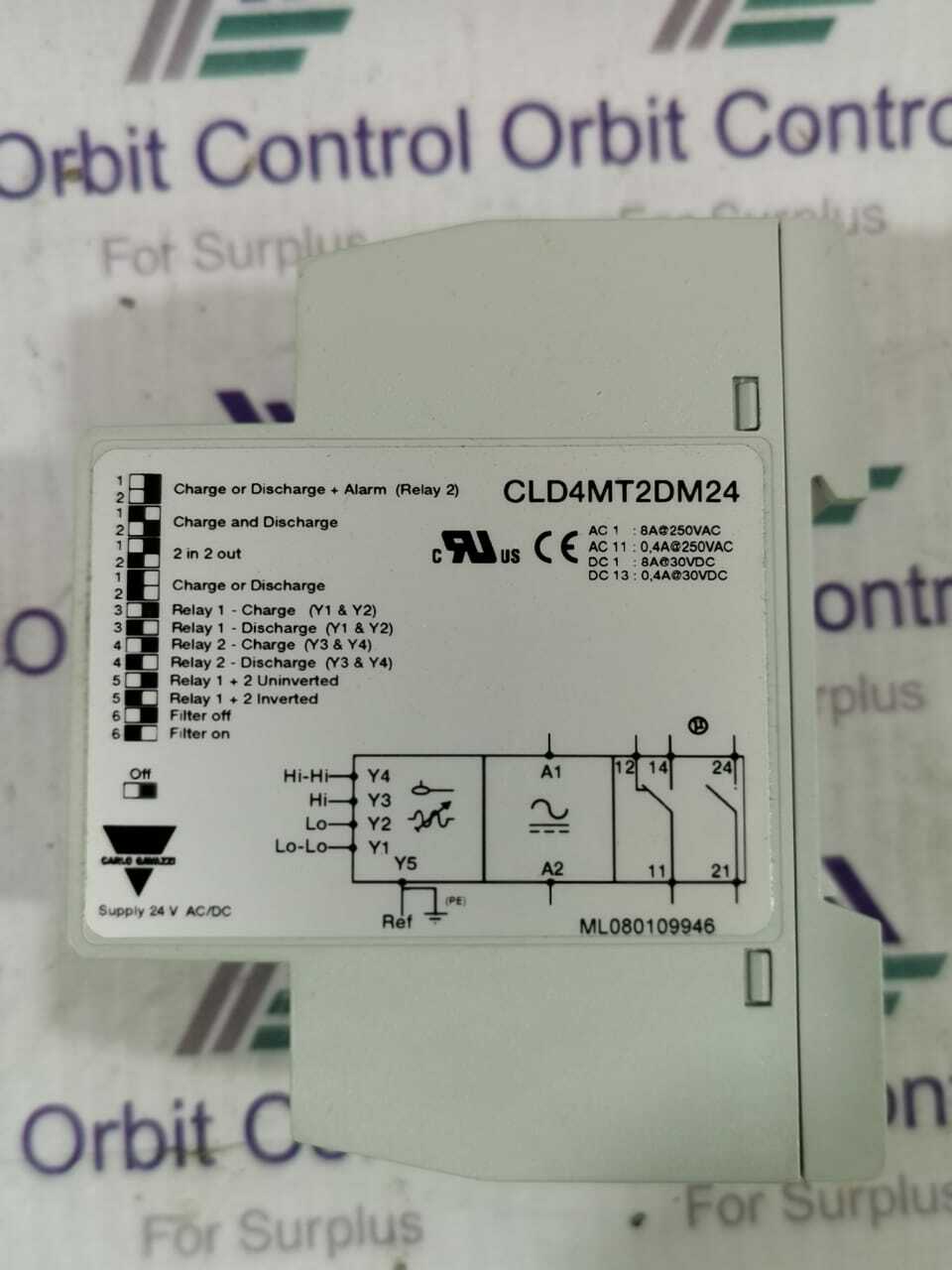 Carlo Gavazzi CLD4MT2DM24 CARLO GAVAZZI CLD4MT2DM24 CONDUCTIVE LEVEL CONTROLLER 5