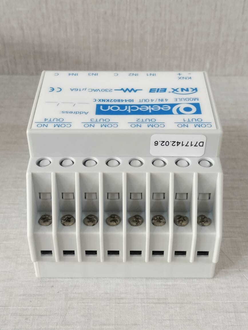 Eelectron IO44B02KNX-C EeLECTRON IO44B02KNX-C 4in-4out UNIVERSAL RELAY MODULE 9