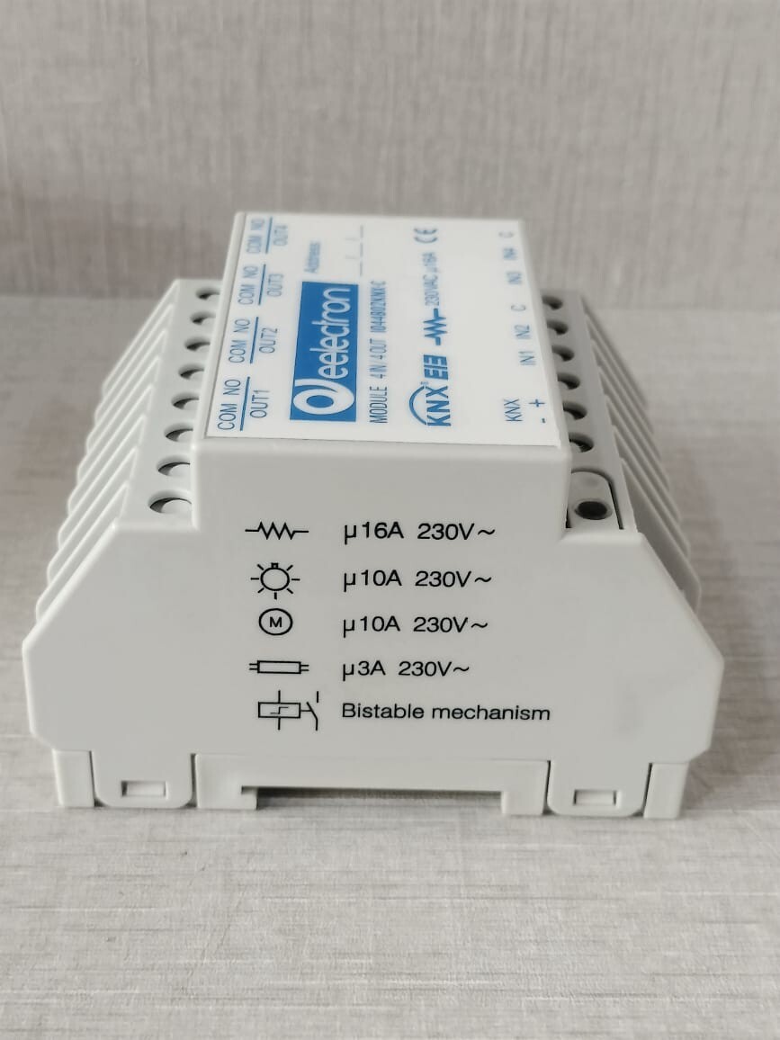 Eelectron IO44B02KNX-C EeLECTRON IO44B02KNX-C 4in-4out UNIVERSAL RELAY MODULE 10