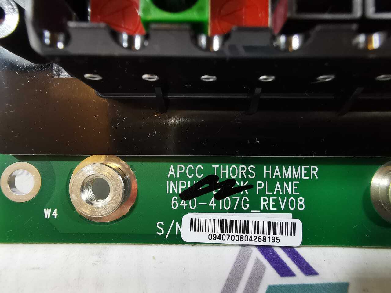 APCC 640-4107G Rev 08 APCC 640-4107G Rev08 - Thors Hammer Input Back Plane 640-4107G Rev08 6
