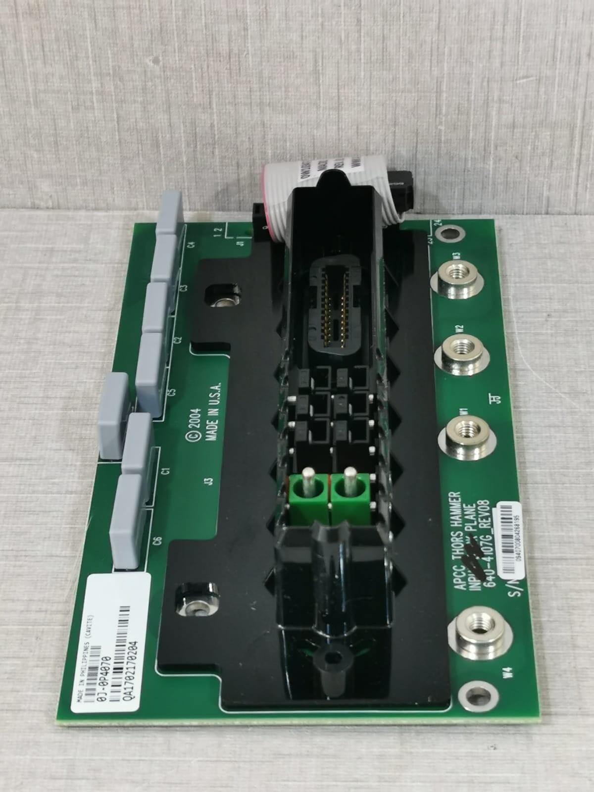 ASSY 0J-0P4070 ASSY PM BACKPLANE TH 0J-0P4070 SERIAL# QA1702170204 5