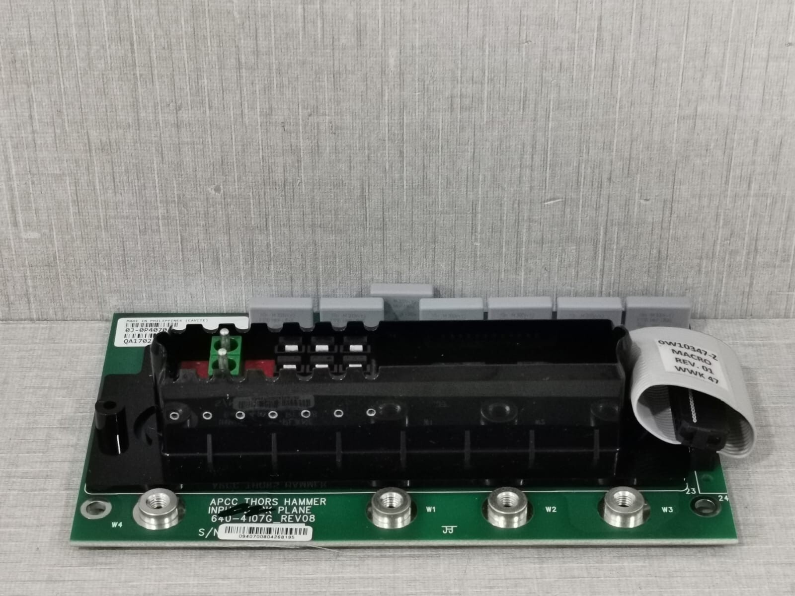 ASSY 0J-0P4070 ASSY PM BACKPLANE TH 0J-0P4070 SERIAL# QA1702170204 7