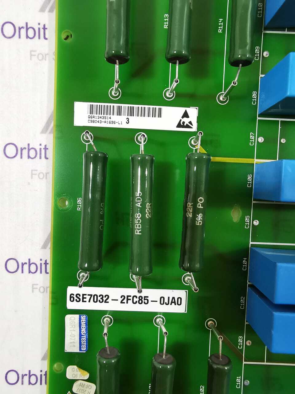Siemens 6SE7032-2FC85-0JA0 SIEMENS 6SE7032-2FC85-0JA0 INDUSTRIAL CONTROL SYSTEM 5
