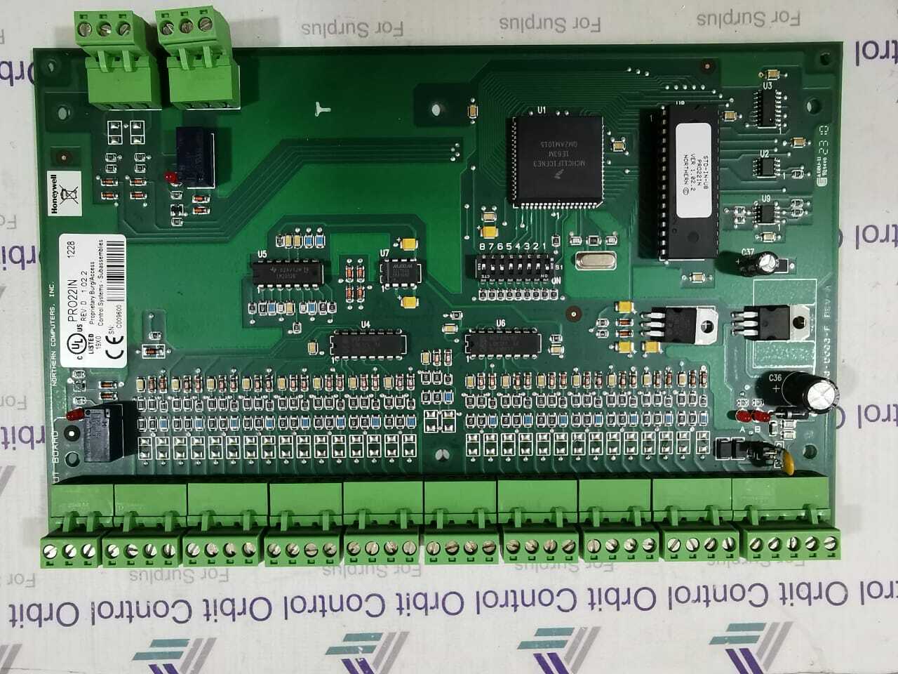 Honeywell PRO22IN REV.D 1.02.2 HONEYWELL PRO22IN REV.D 1.02.2 MAIN PCB BOARD CONTROL SYSTEM 4