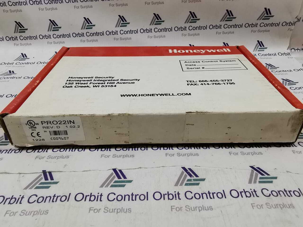 Honeywell PRO22IN REV.D 1.02.2 HONEYWELL PRO22IN REV.D 1.02.2 MAIN PCB BOARD CONTROL SYSTEM 8