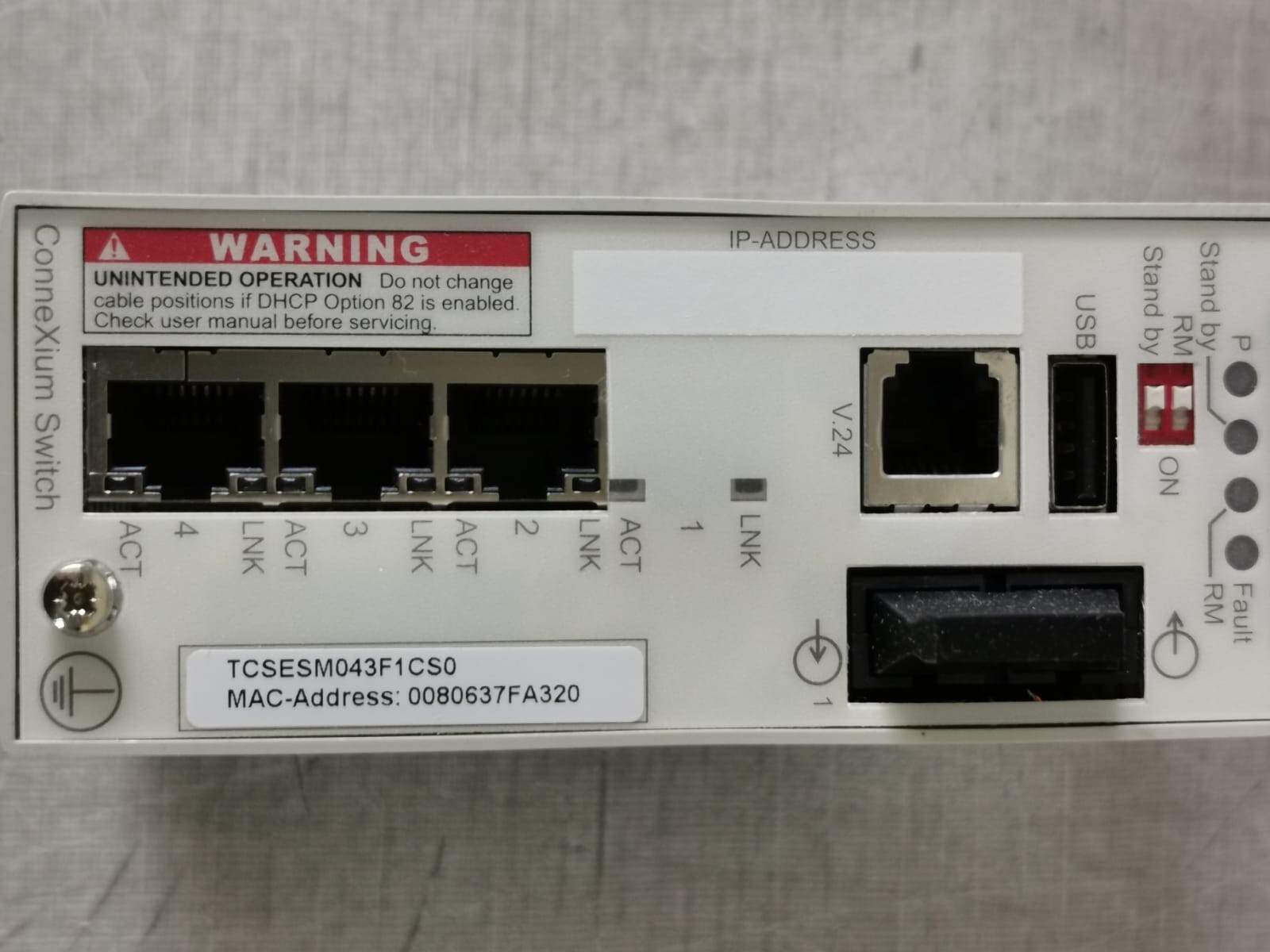 Schneider Electric TCSESM043F1CS0 TELEMECANIQUE by SCHNEIDER ELECTRIC TCSESM043F1CS0 CONNEXIUM MANAGED SWITCH 6