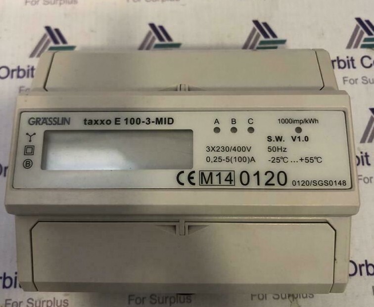 GRASSLIN E 100-3-MID GRASSLIN taxxo E 100-3-MID Phase Digital Meter 2