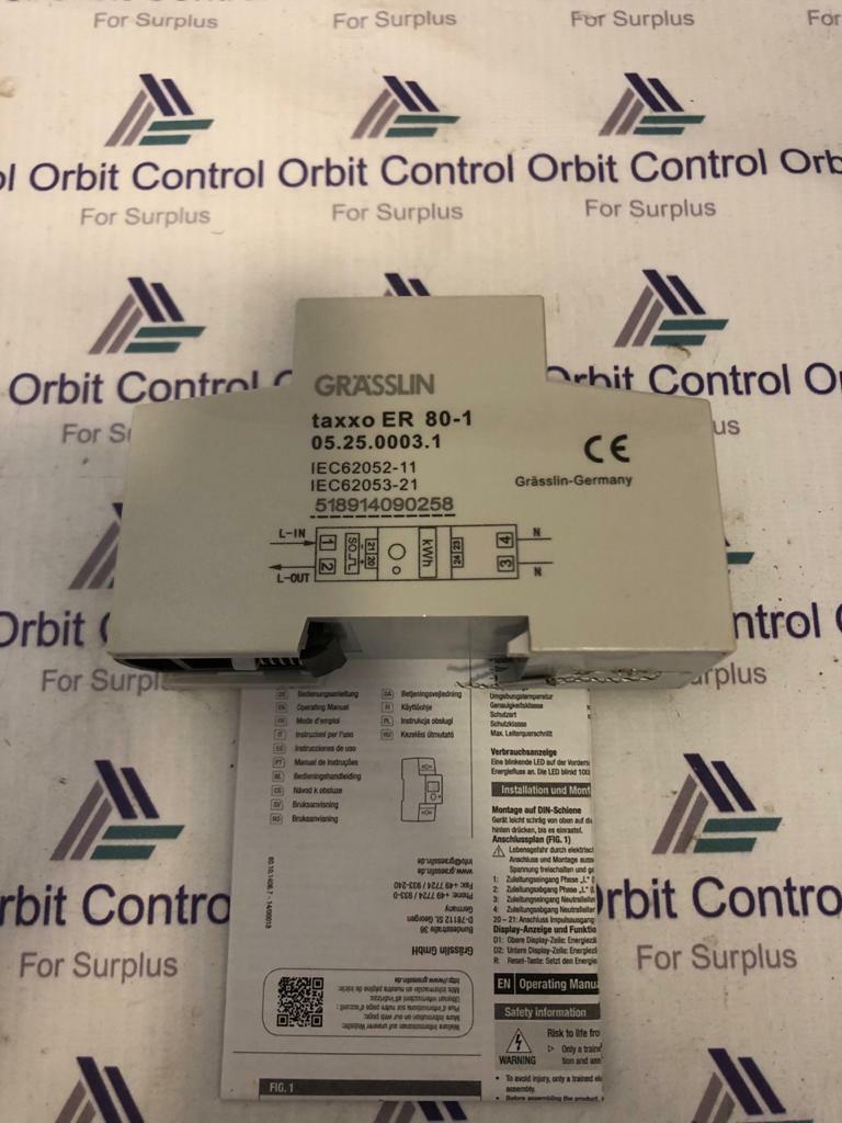 GRASSLIN ER 80-1 GRASSLIN taxxo ER 80-1 electricity meter 5
