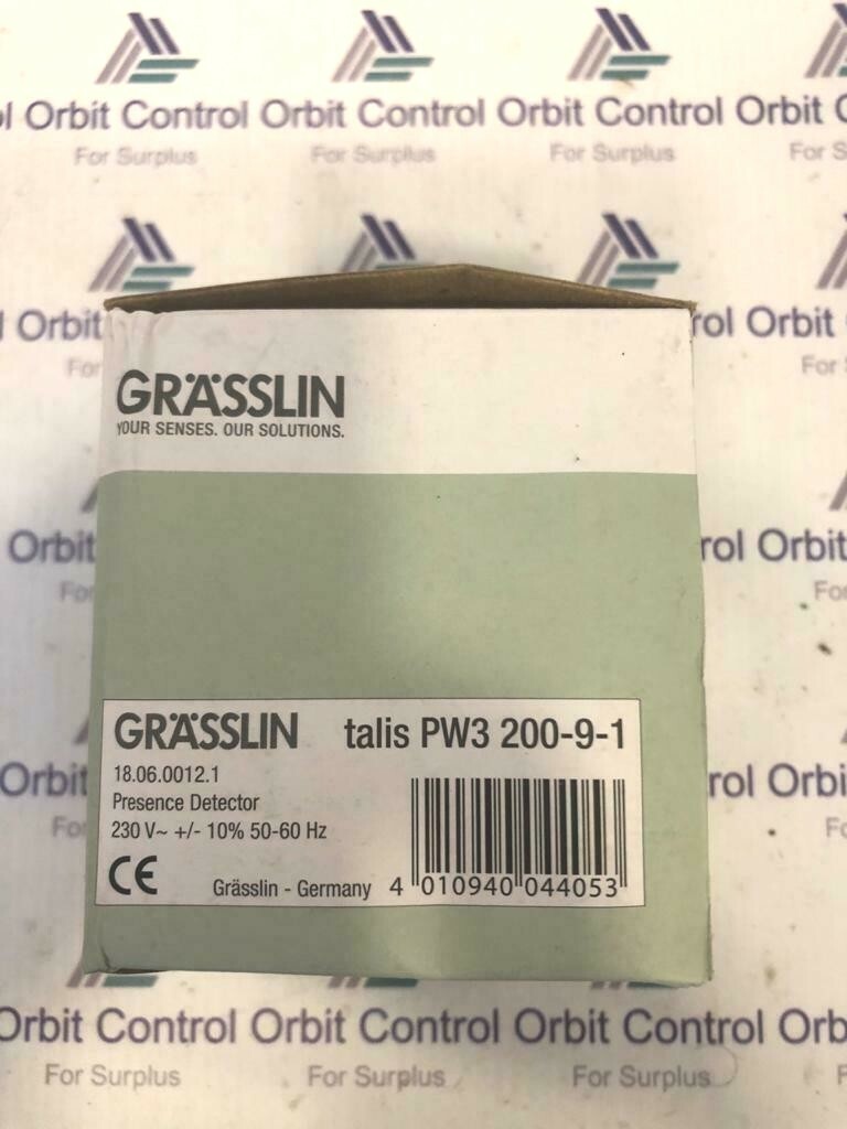 GRASSLIN PW3 200-9-1 GRASSLIN talis PW3 200-9-1 MOTION DETECTOR 3