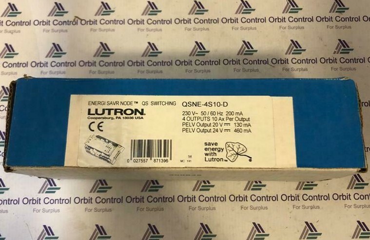 Lutron QSNE-4S10-D LUTRON QSNE-4S10-D Save Energy Controller 200mA 230VAC QSNE4S10D 4