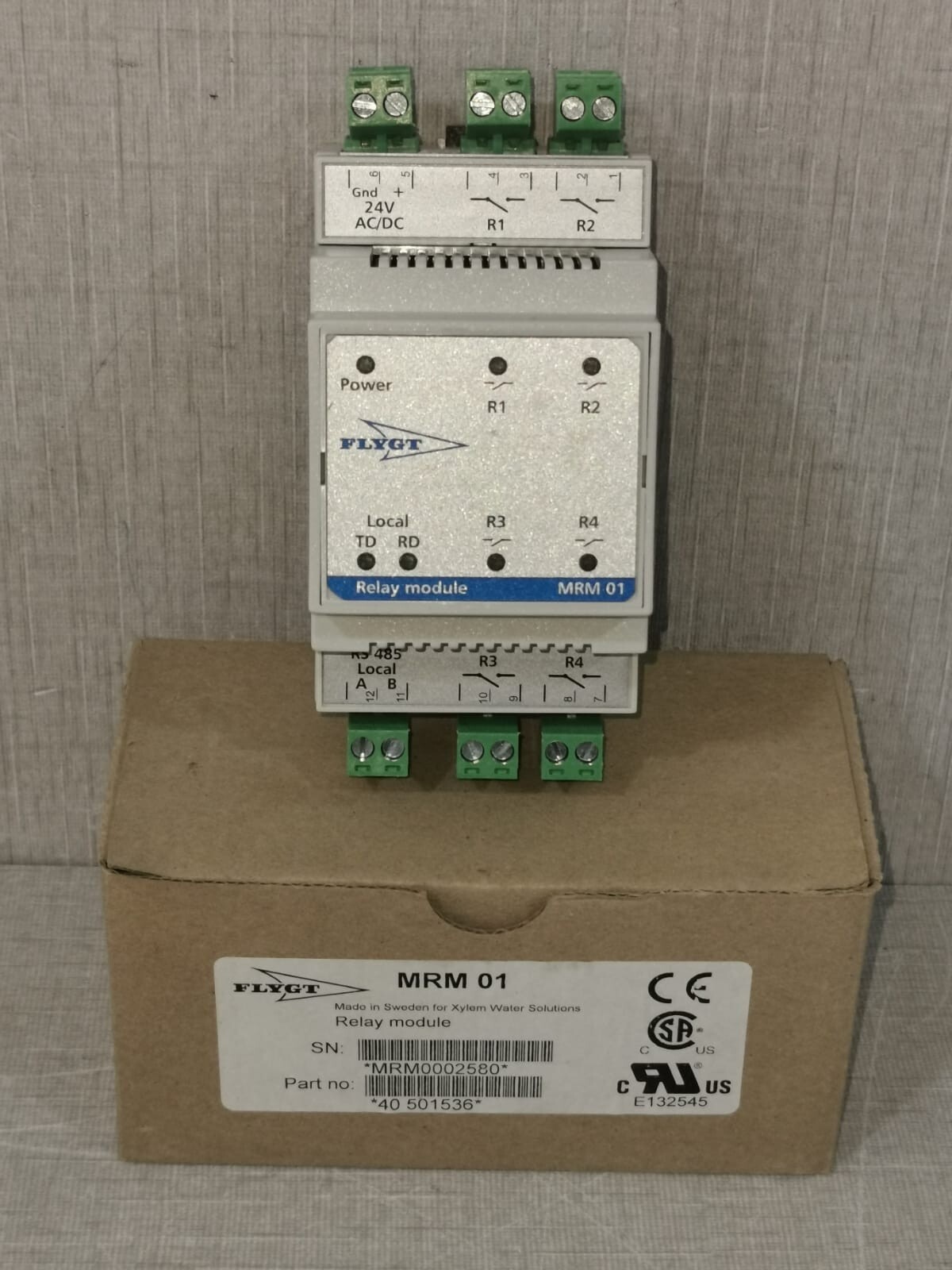 FLYGT MRM-01 FLYGT MRM 01 RELAY MODULE 2