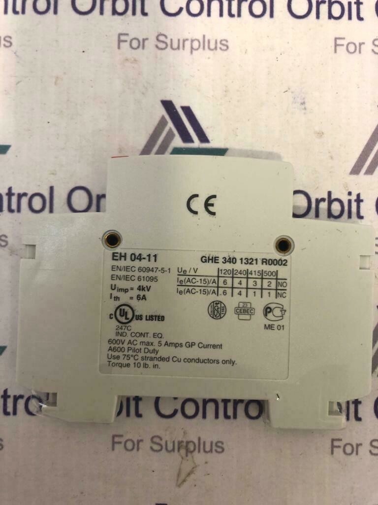 ABB GHE 340 1321 R0002 ABB GHE 340 1321 R0002 EH 04 11 Contactor Accessories Auxiliary Contact 4