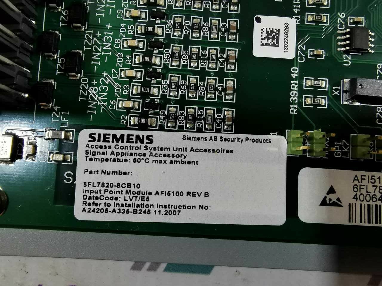 Siemens 6FL7820-8CB10 SIEMENS AFI5100 CONTROL SYSTEM UNIT 6FL7820-8CB10 7