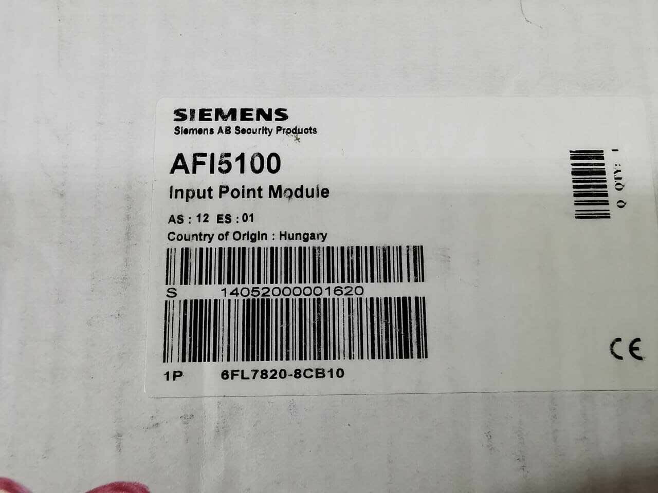 Siemens 6FL7820-8CB10 SIEMENS AFI5100 CONTROL SYSTEM UNIT 6FL7820-8CB10 8