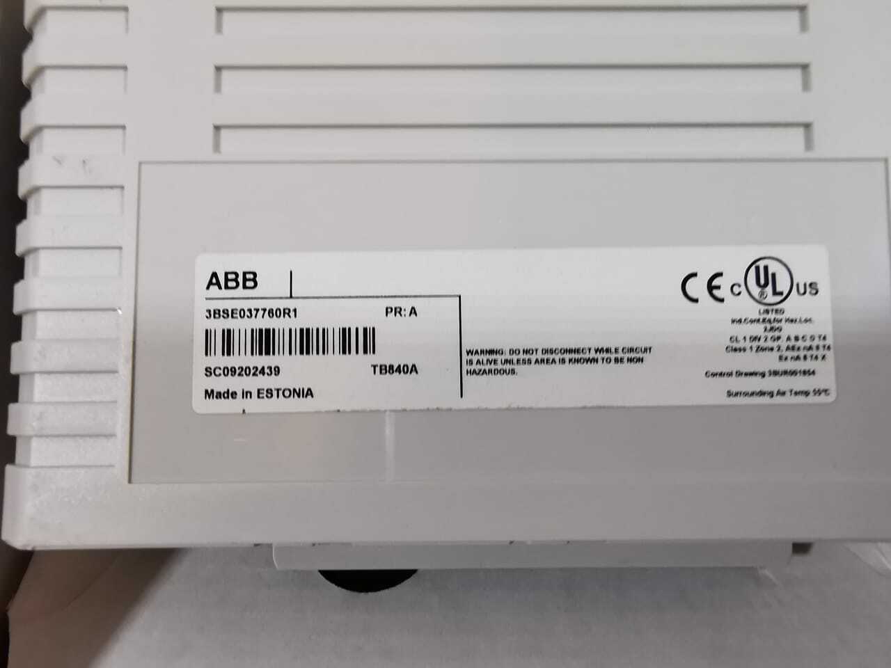 ABB 3BSE037760R1 TB840A ABB 3BSE037760R1 Redundant Cluster Module 3