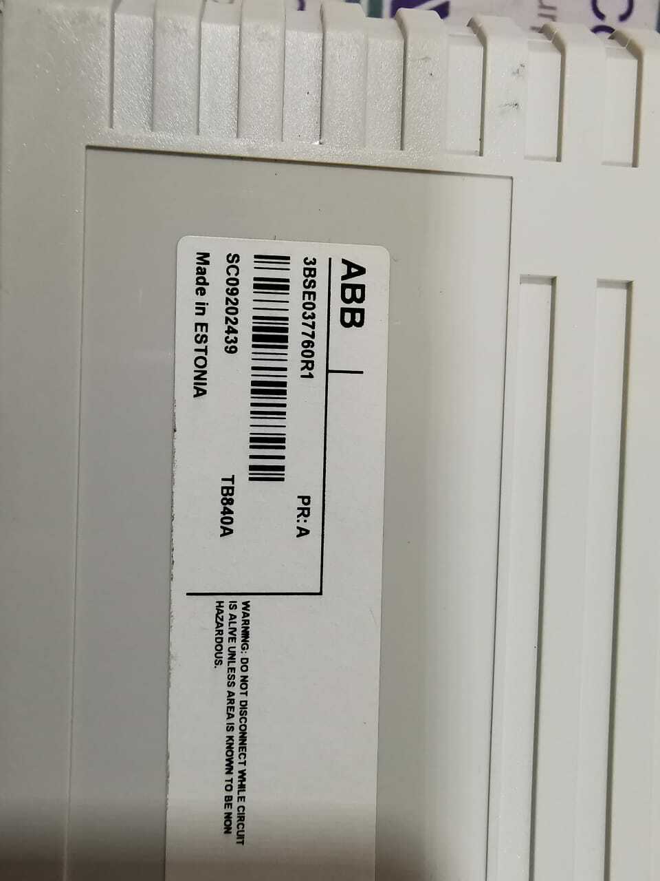 ABB 3BSE037760R1 TB840A ABB 3BSE037760R1 Redundant Cluster Module 7