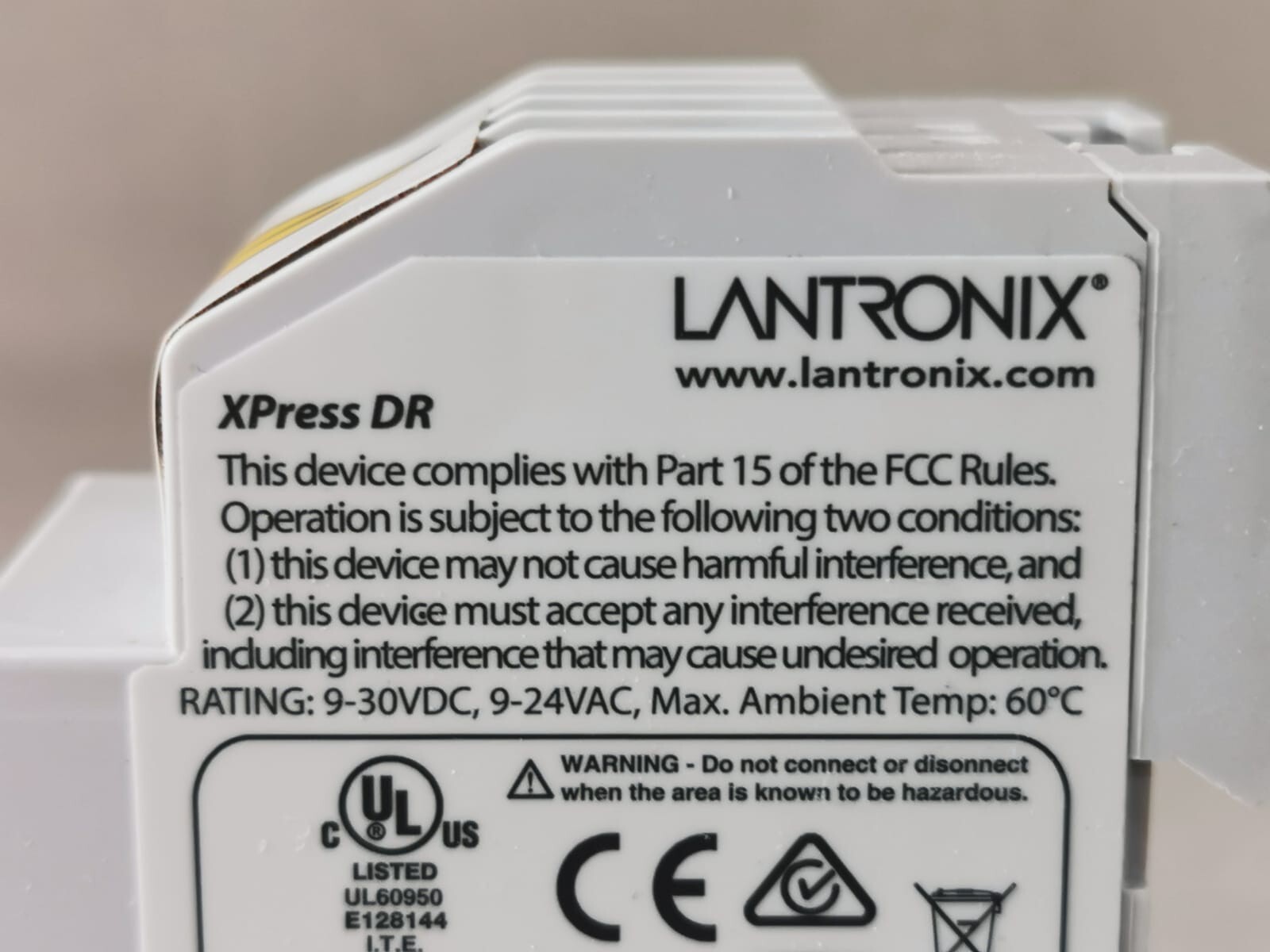 LANTRONIX 080-580-001-R LANTRONIX XPress DR NETWORK MODULE 080-580-001-R 2