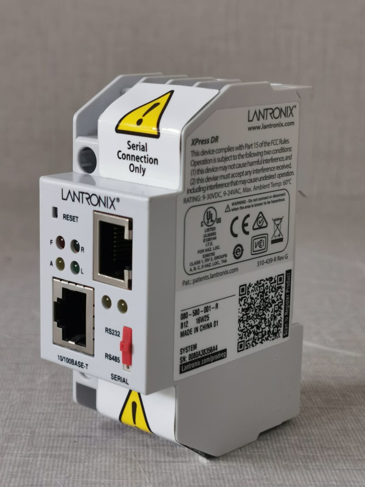 LANTRONIX 080-580-001-R LANTRONIX XPress DR NETWORK MODULE 080-580-001-R 6