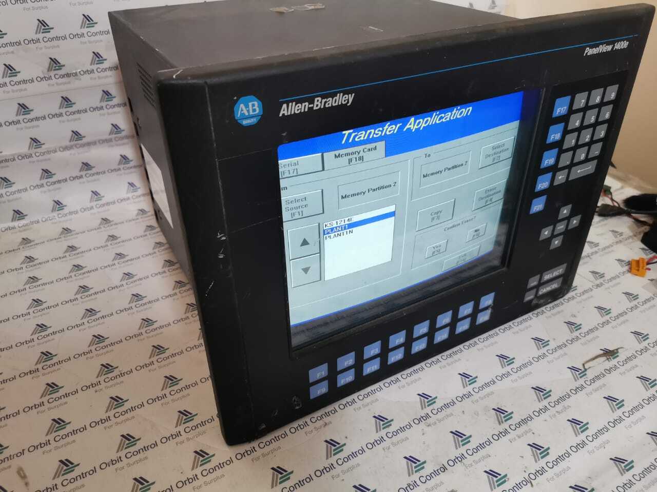 ALLEN BRADLEY 2711E-K14C15 Allen Bradley Panelview 1400e 2711E-K14C15 Ser G Rev C FRN 5.16 4