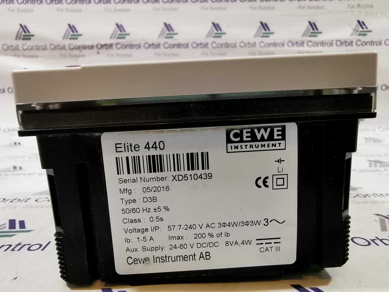 CEWE ELITE 440-447 CEWE multi-function electric meter ELITE 440-447 Type D3B 3