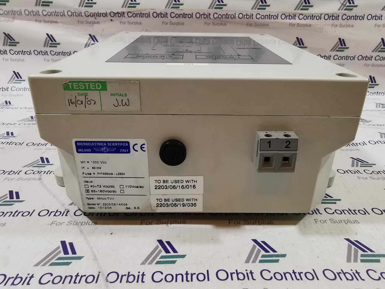 MICROELETTRICA MHCO-R-V / MHCO-R-I  / PDS - RLY - 037A MICROELETTRICA SCIENTIFICA MHCO-R-V / MHCO-R-I / PDS - RLY - 037A 2