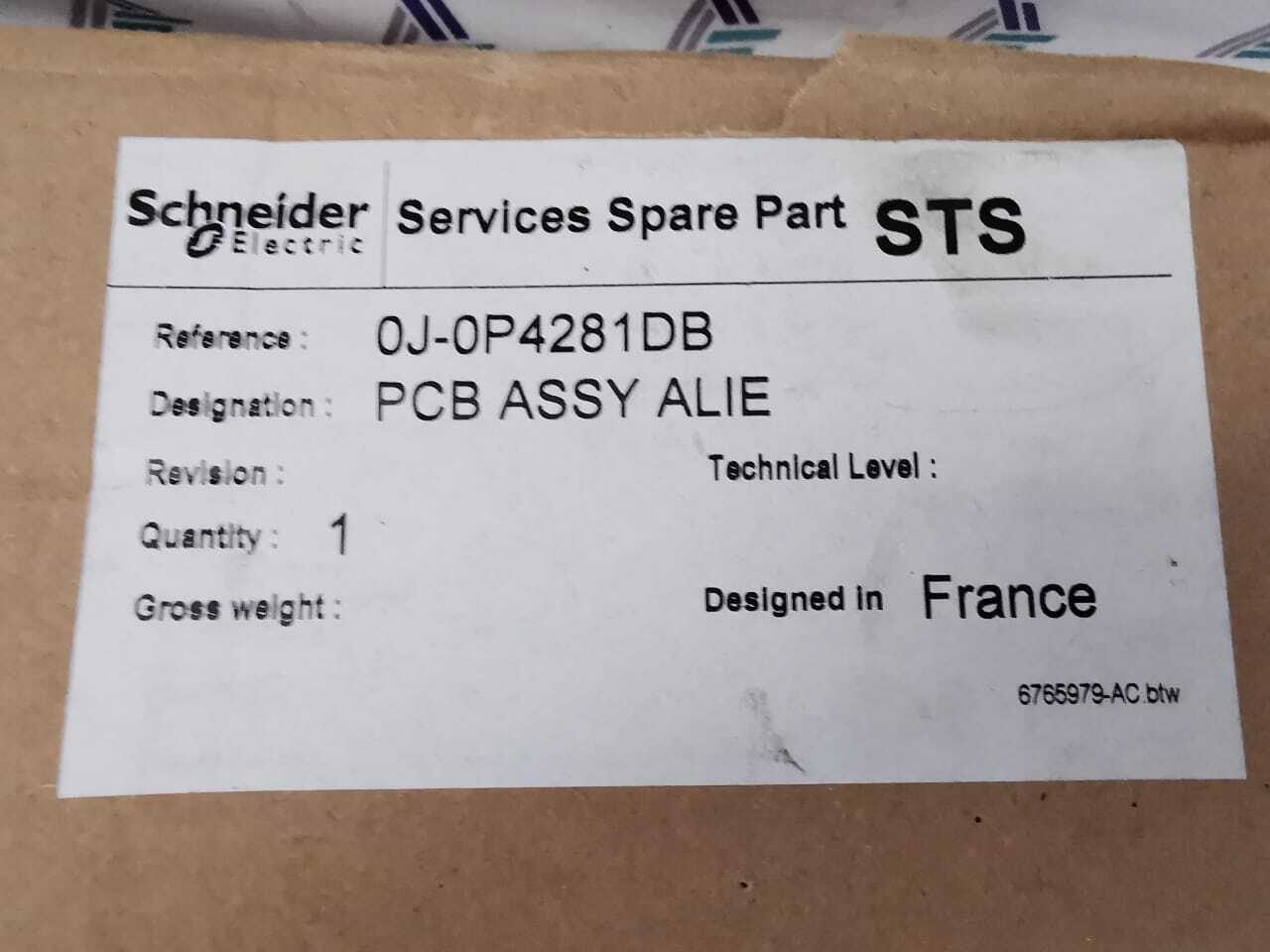Schneider Electric OP4281DB Schneider Electric OP4281DB Control Board OJ-OP4281DB 4