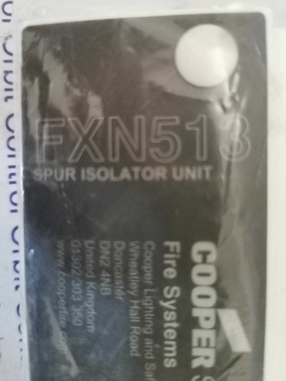 Cooper Crouse-Hinds FXN513 COOPER FXN513 SPUR ISOLATOR UNIT Fire System 4