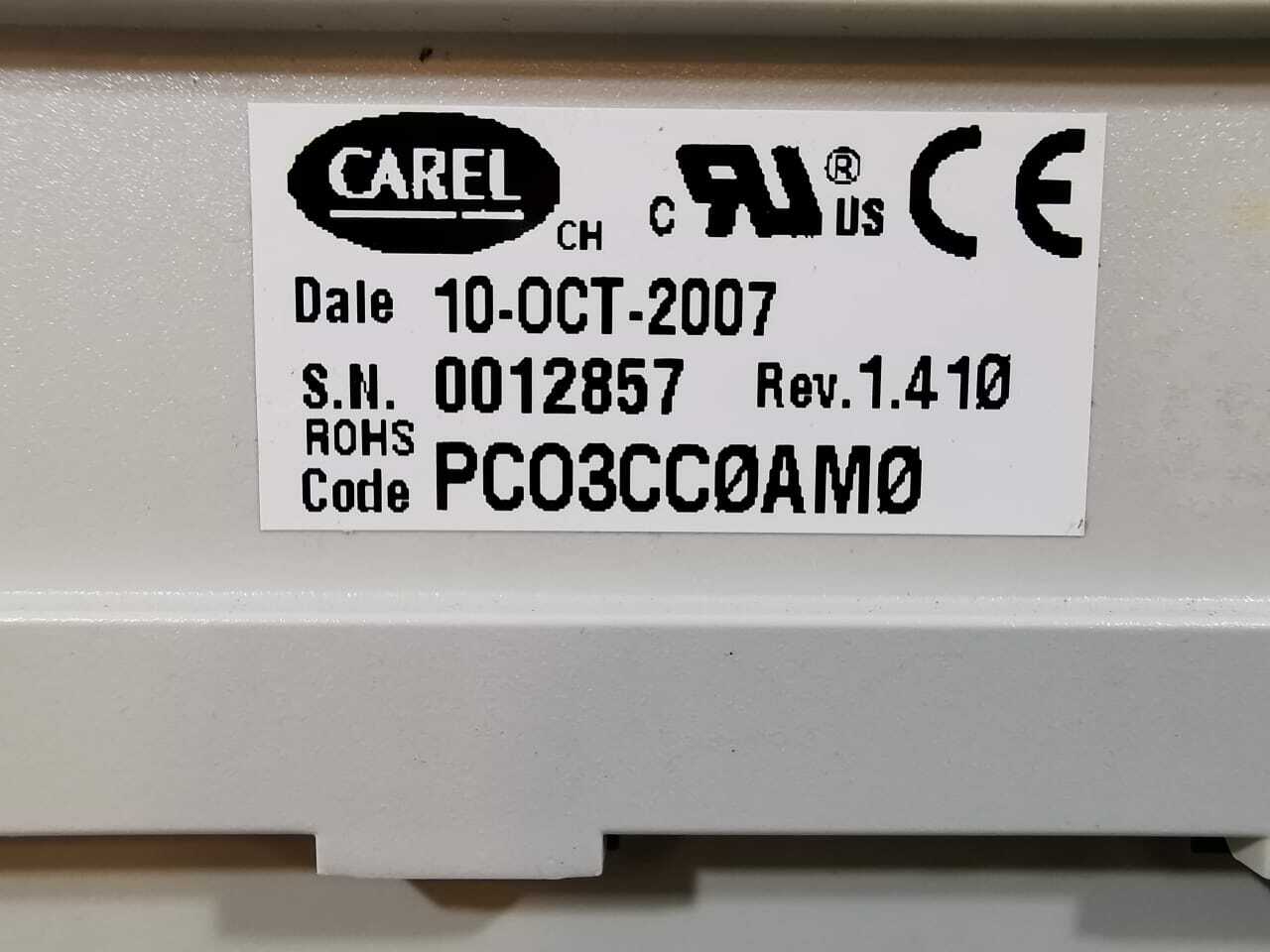 Carel PCO3CC0AM0 CAREL PCO3CC0AM0 REV 1.4 10 Programmable Controller 3