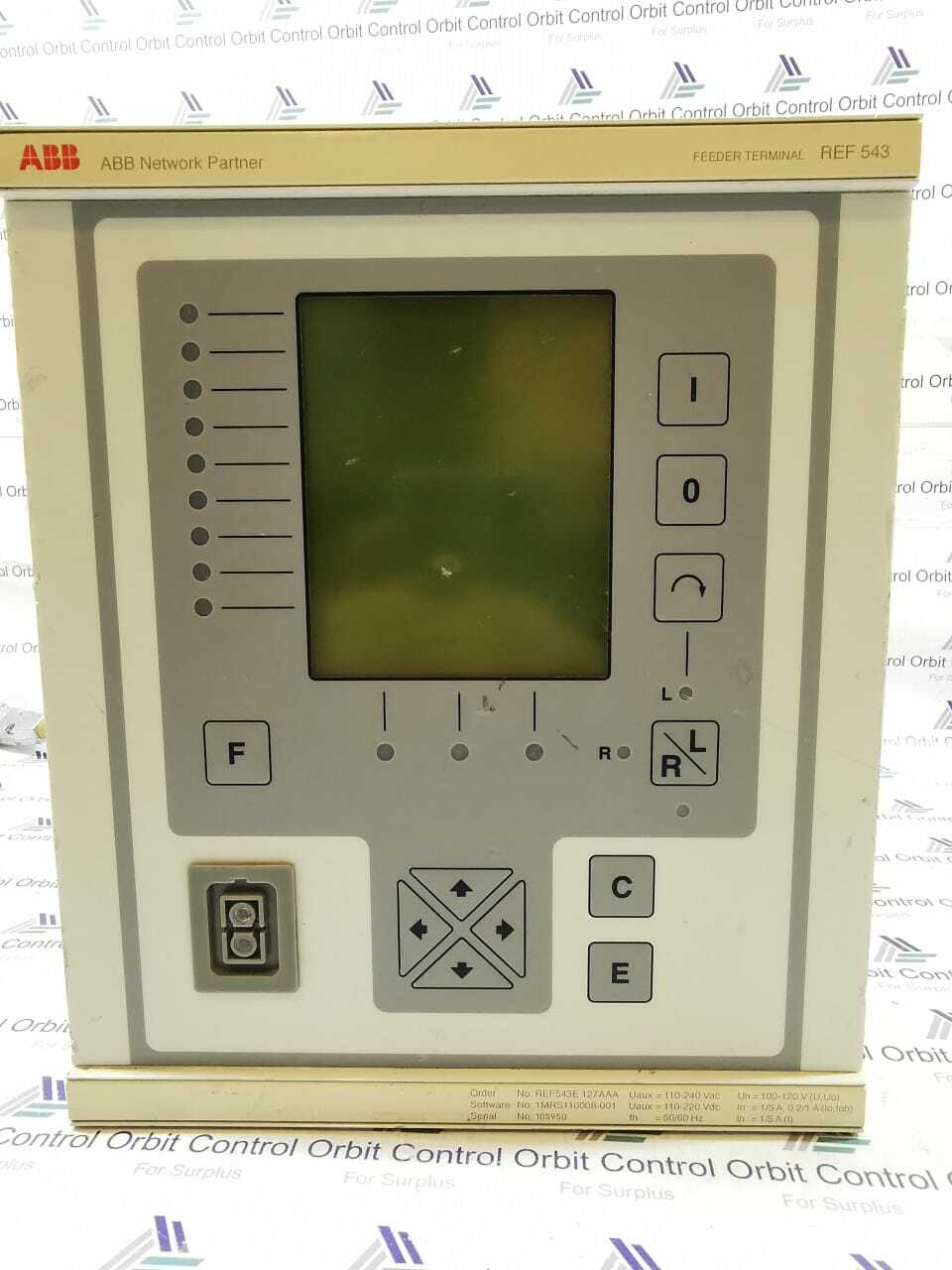 ABB REF 543 ABB REF 543 FEEDER TERMINAL DISPLAY MODULE 2