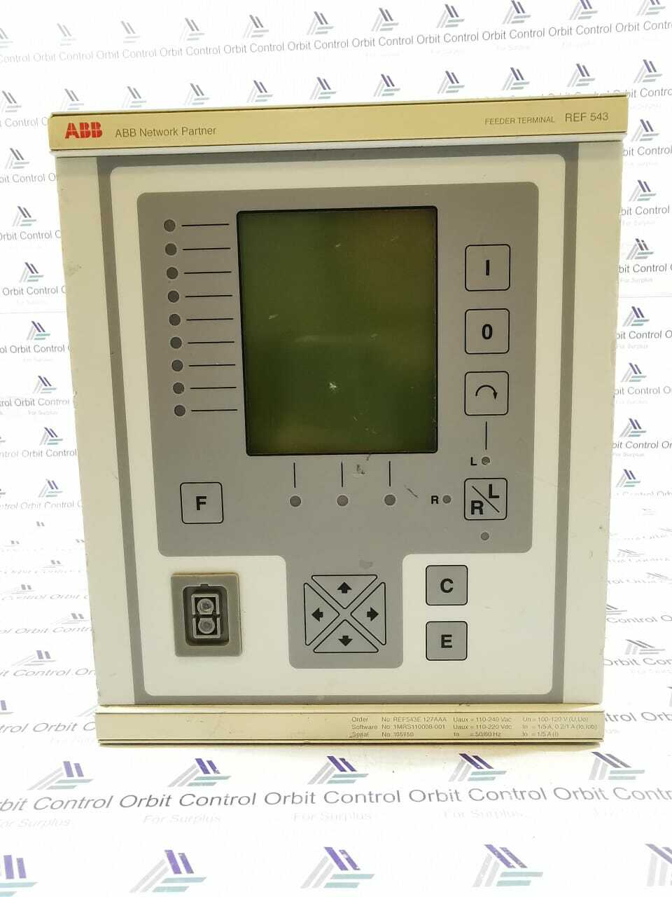 ABB REF 543 ABB REF 543 FEEDER TERMINAL DISPLAY MODULE 10