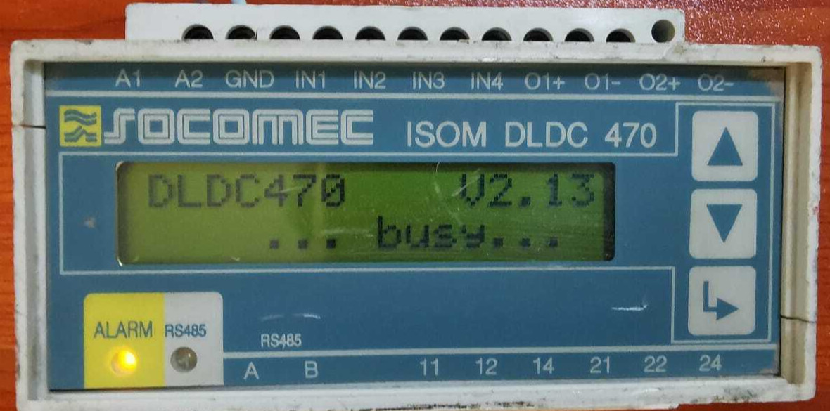 SOCOMEC ISOM DLDC 470 SOCOMEC ISOM DLDC 470 / DLDC470 CONTROL UNIT - TESTED OK 2