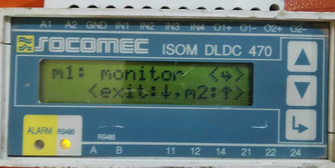 SOCOMEC ISOM DLDC 470 SOCOMEC ISOM DLDC 470 / DLDC470 CONTROL UNIT - TESTED OK 3