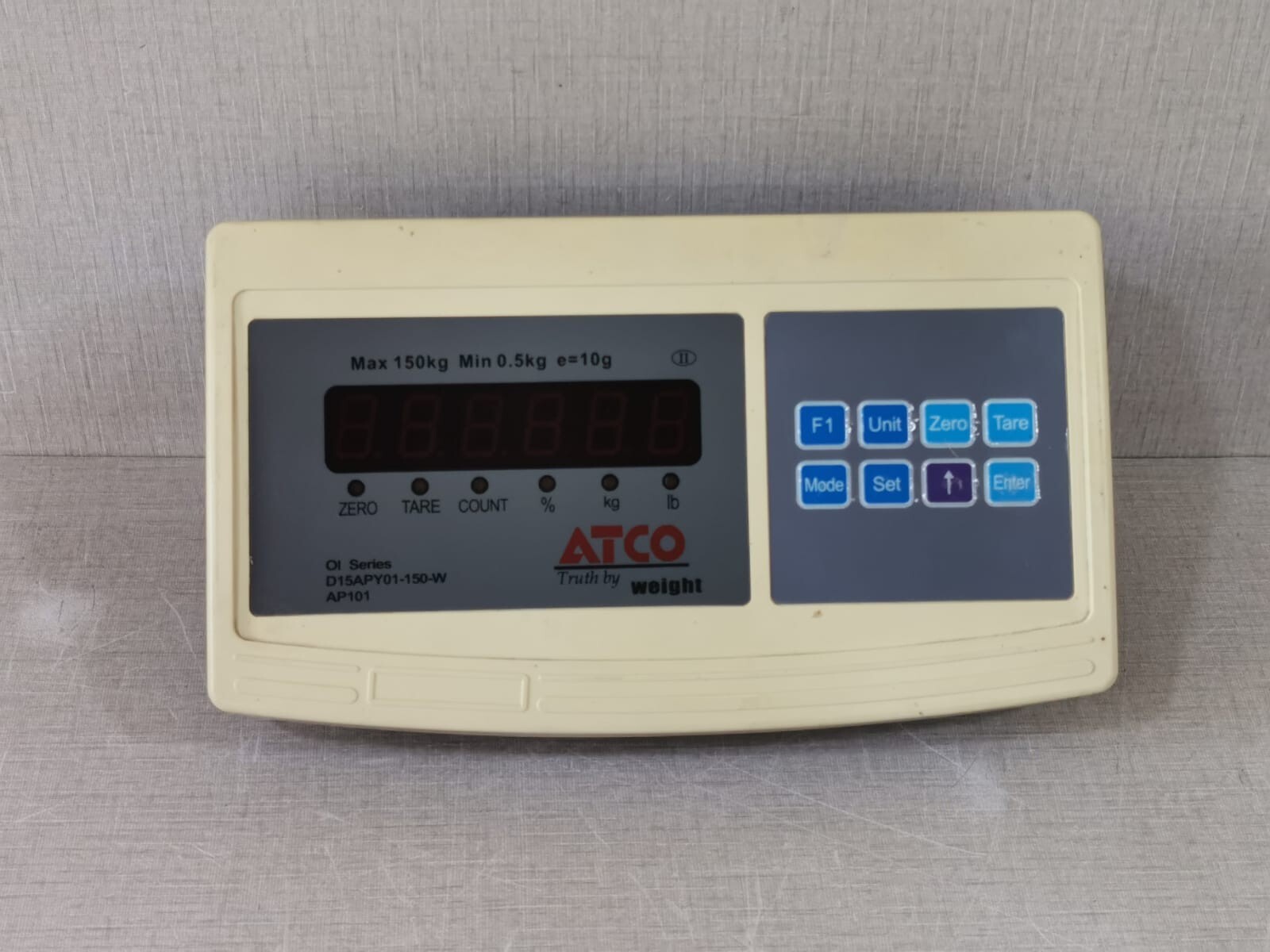 ATCO D15APY01-150-W ATCO D15APY01-150-W Electronic Flatform Scale - Max. 150kg - Min. 0.5kg 3