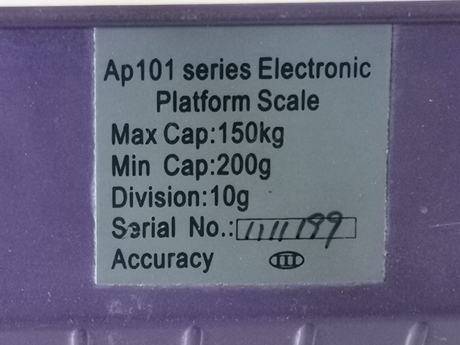 ATCO D15APY01-150-W ATCO D15APY01-150-W Electronic Flatform Scale - Max. 150kg - Min. 0.5kg 8